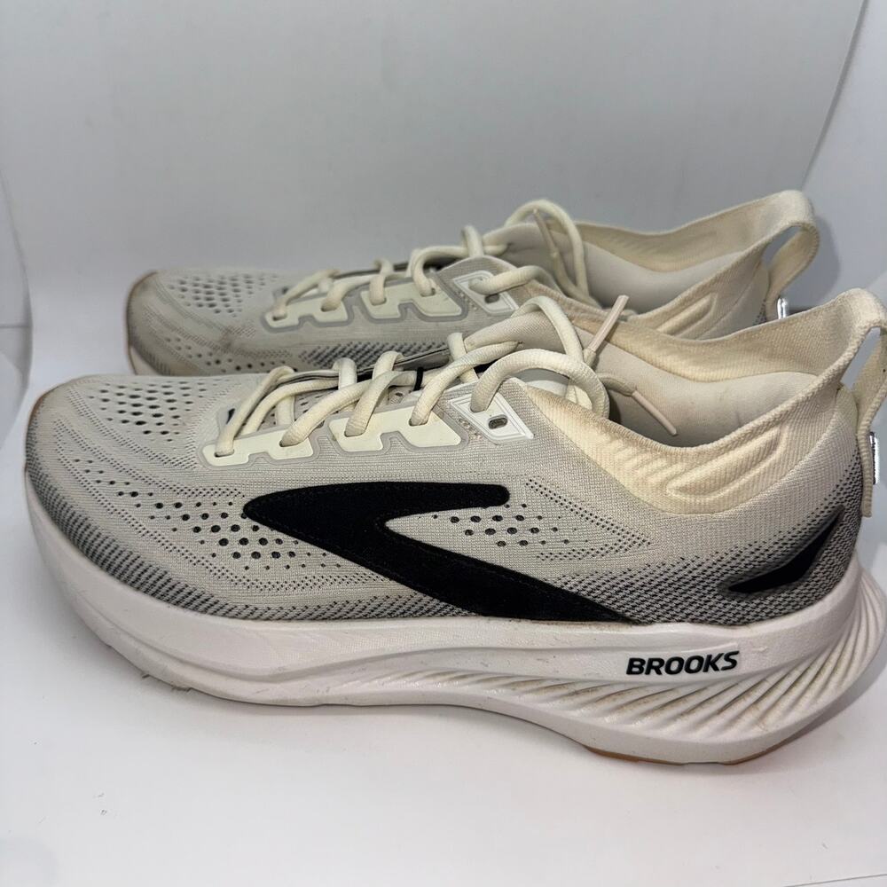 Brooks Glycerin 23 Running Sneaker Women’s Size 9.5B Cream Black 1204651B192